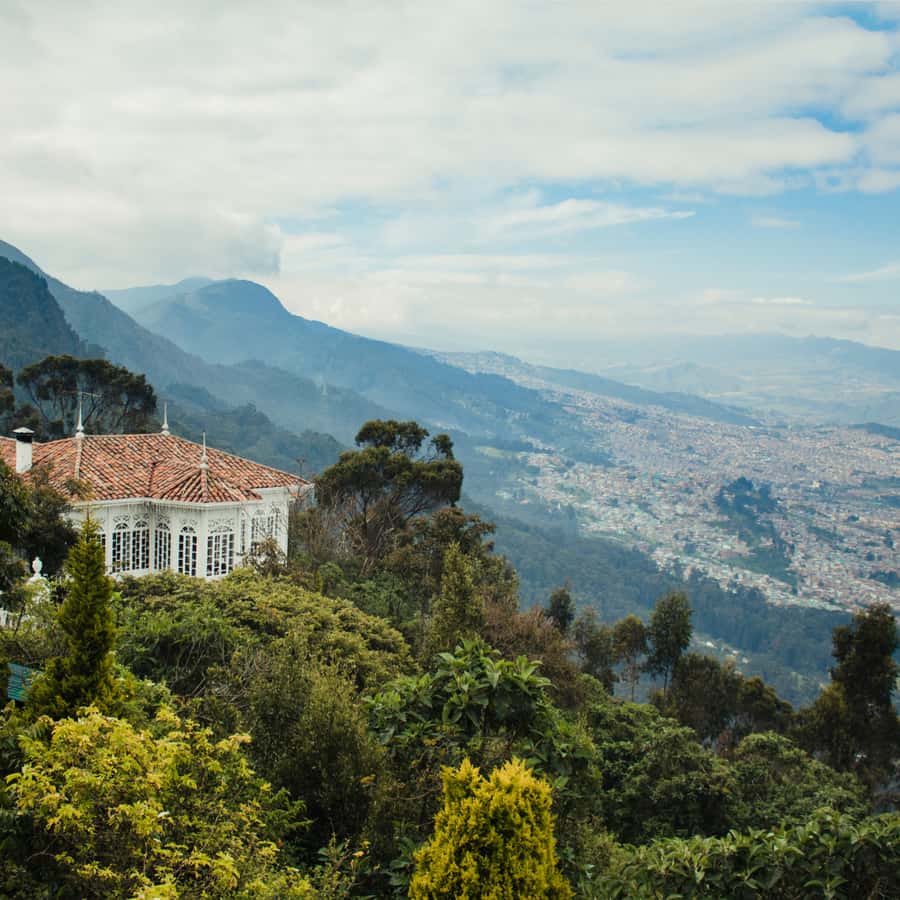 7-hour City Tour of Historic Bogotá with Monserrate - First stop, Cerro de Monserrate and the view at 3,150 meters