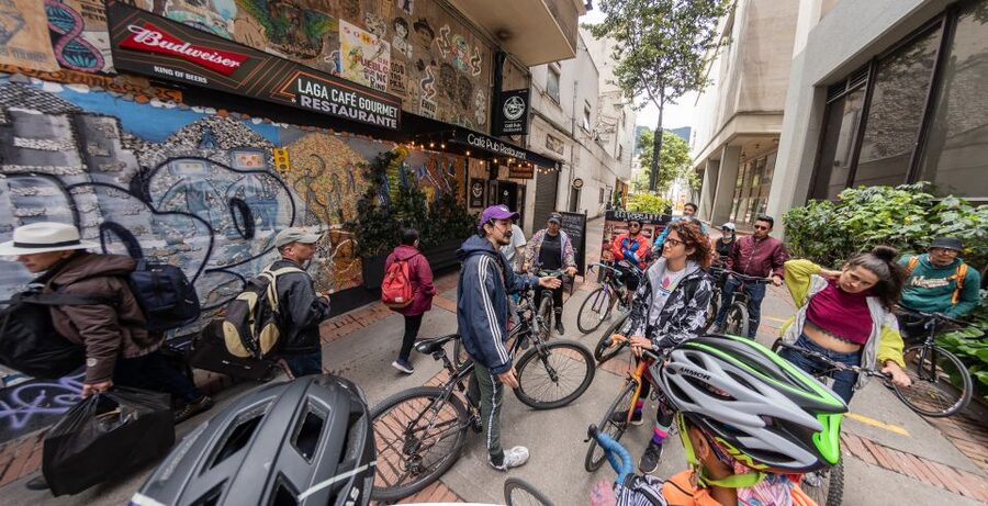 Biking in Full Color: Urban Art Bike Tour - Practicalities that make the tour easier: rain, no backpacks, and shoe choice