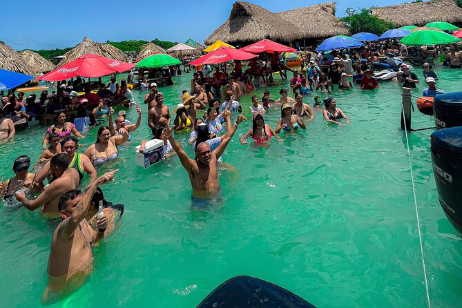 Boat Party on Cholón Island - Getting started at Restaurante Donjuan near Cartagena’s clock tower