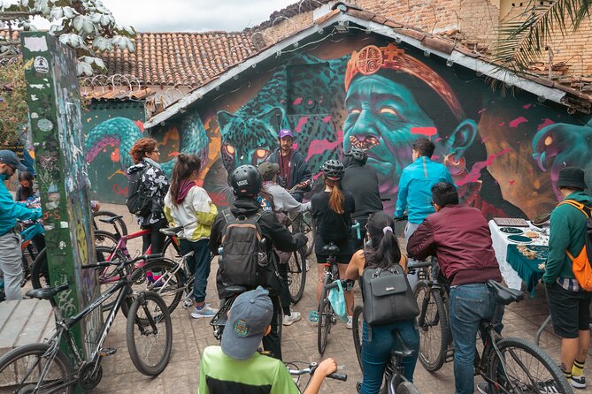 Bogotá Bike Tour with street art - Stops 3 to 5: Santa Fe, Teusaquillo, and La Macarena in One Flow