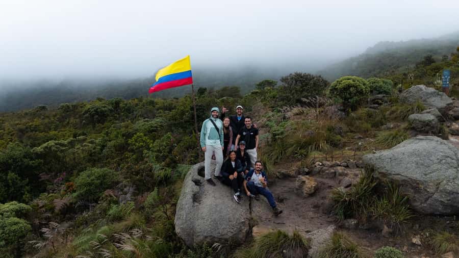 Bogota: East Hills Mountain Hike - The climb to Moyas: 3 km each way, 550 m of effort