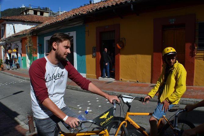Bogotá Private Bike Tour with Transportation - Chorro de Quevedo Square and the Plaza Logic of Bogotá