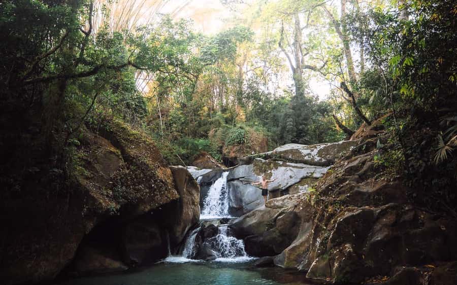 Cacao Experience Tour - Waterfall time: clay bath, photos, and a refreshing reset