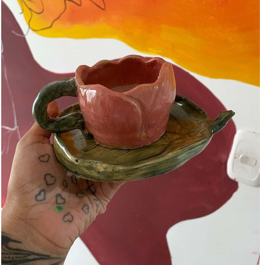 Cali: Ceramic Workshop for Tourists - What You Make in the Workshop: Your Cup and Plate Set