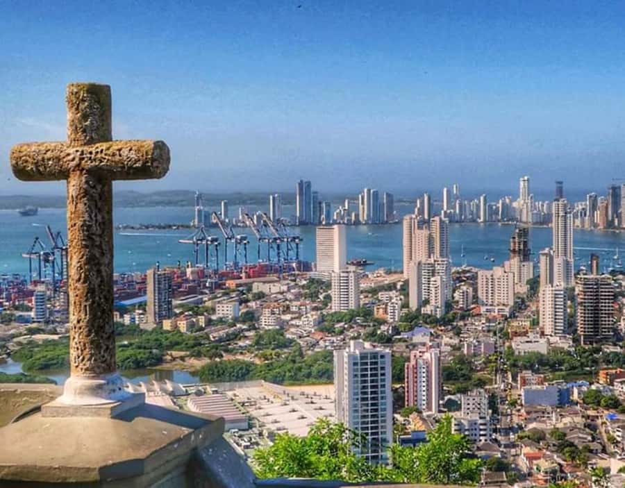 Cartagena: Bazurto Market & La Popa Convent Tour with Lunch - La Popa monastery: the view that makes Cartagena feel measurable