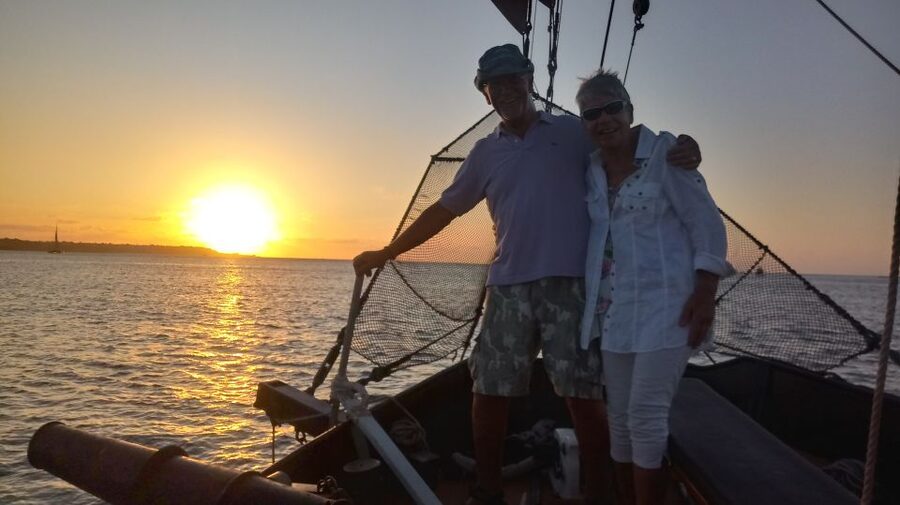 Cartagena, CO: Sunset Skyline Pirate Boat Tour with Drinks - Pirate cannon show and shanties, plus the props for photos