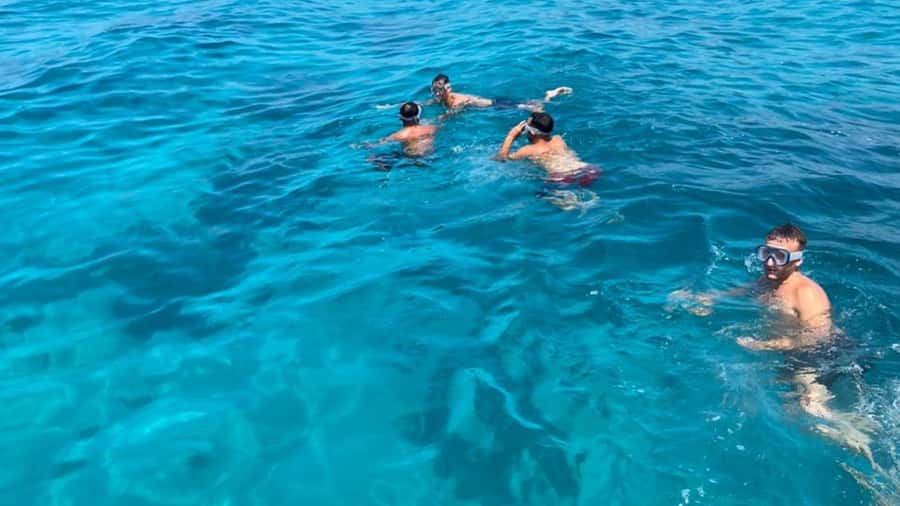 Cartagena: Four Island + Snorkel and See Plankton - Snorkeling and swimming in the Rosario Islands