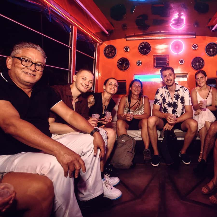 Cartagena: Funny PartyBus with dance floor and good music! - Free disco entry at the end, plus your choice to return