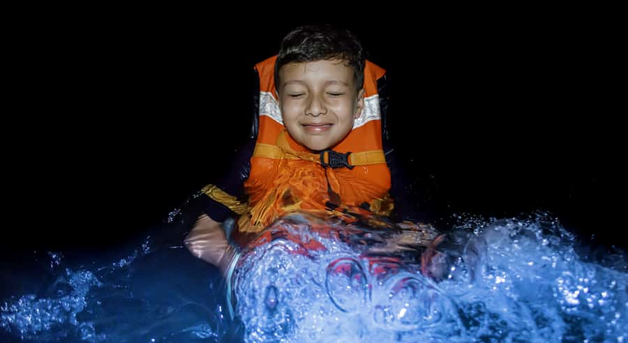 Cartagena: LUMINOUS PLANKTON, Playa Blanca, Lunch y snack - Why the luminous plankton at Barú can be the best night swim you book