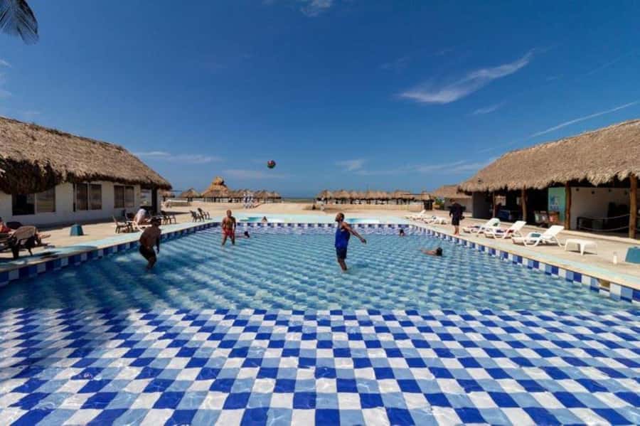 Cartagena: Mud Volcano Tour with Lunch, Pool, and Beach - Private Beach Club Time, Pools, Hammocks, Swings, and a Real Place to Unwind