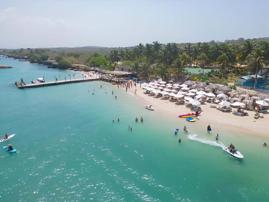 Cartagena: Palmarito Beachclub with Pool, Kayak and paddle! - Getting there from Bocagrande: the green-flag meeting point