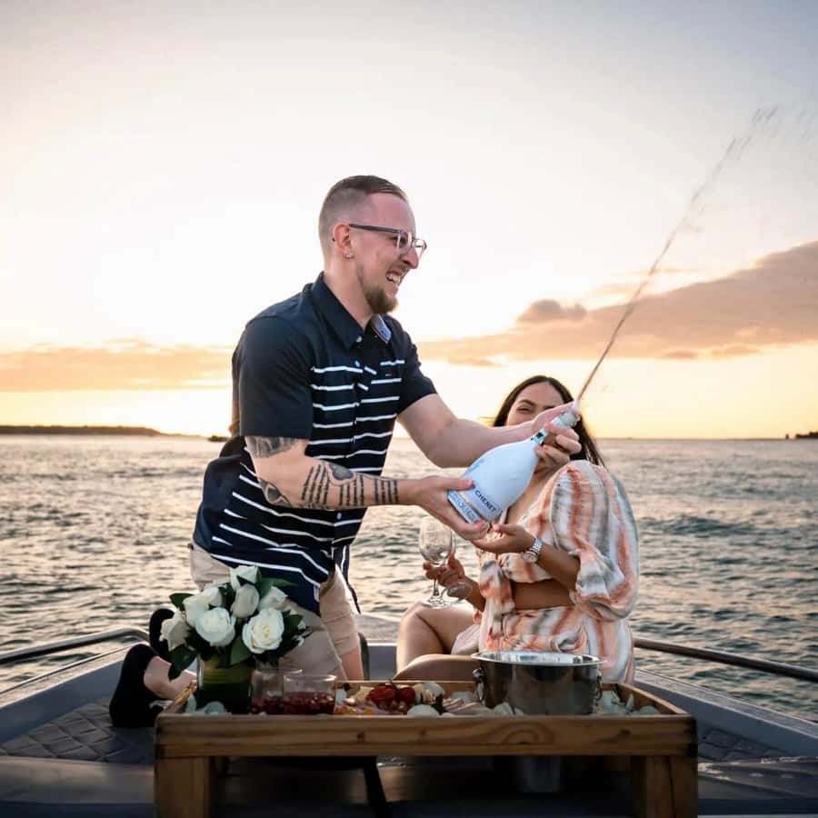 Cartagena: Private Sunset and Night Boat Tour - The Bay Drive: Convention Center to Bocagrande and Backwater Views