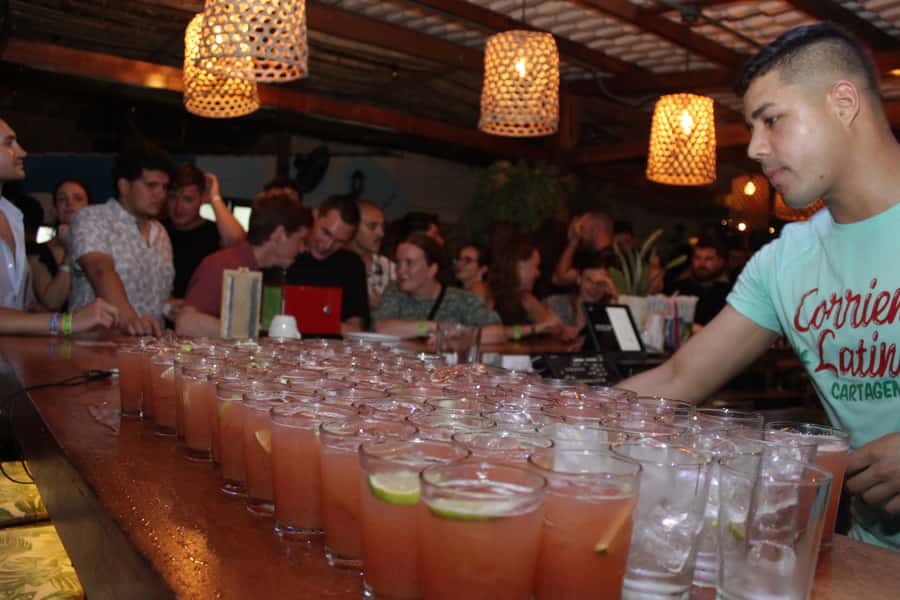 Cartagena: Pub Crawl with Dancing Lessons and Free Shots - Where you meet, and how the route changes by day of week