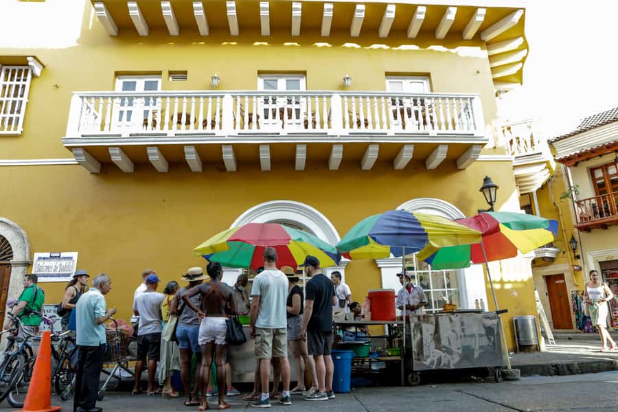 Cartagena: Street Food Walking Tour - The Finish at La Orquidea Tienda (Palo De Caucho): What You Do After