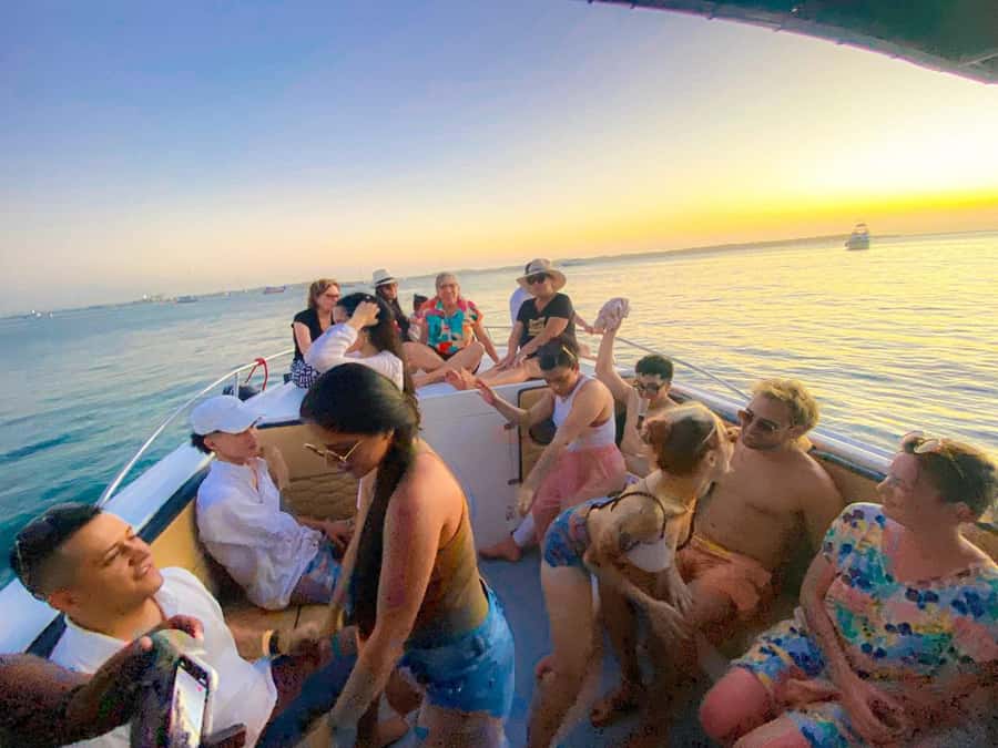 Cartagena: Sunset in boat in the bay with music and liquor - Value check: is $24 a good deal for this Cartagena sunset party?