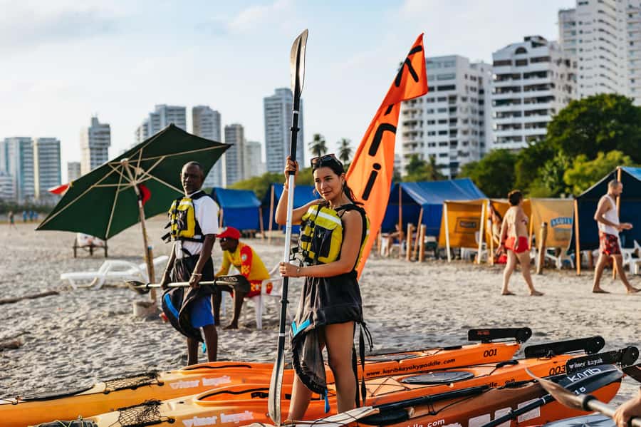 Cartagena: Sunset Sea Kayaking Tour - From Castillogrande to Cartagena Bay: What the Paddle Feels Like