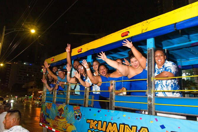 Chiva Party a Night Walk through the Streets of Cartagena - A Cartagena Night Walk That Turns Into A Dance Party