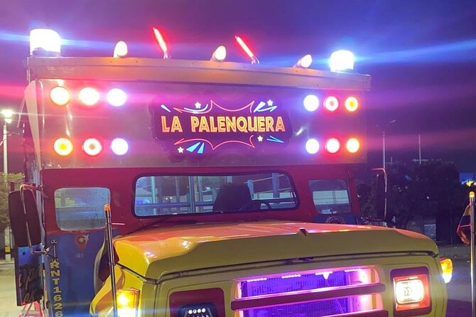 Chiva Party a Night Walk through the Streets of Cartagena - Letras de Cartagena And Marbella Beach Signs For The Final Shots