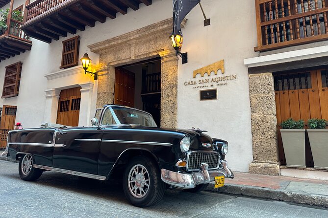 City tour by antique vehicle, luxury experience in Cartagena - Where you meet: Baluarte de Santo Domingo in the historic center