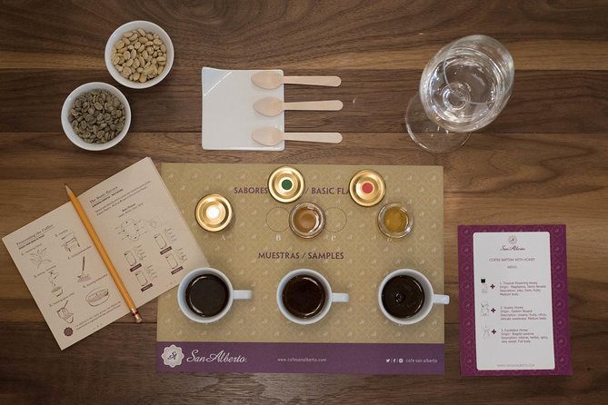 Coffee Farm Experience at Hacienda San Alberto from Salento - The cupping lab experience, learning to read aroma, body, and taste