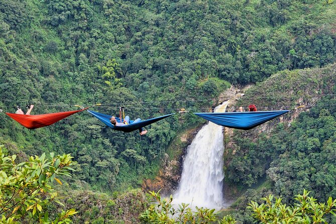 Dream Hammocks Plus Epic Zipline and Giant Waterfall Private Tour from Medellin - The two 700 m zipline runs: speed, safety, and real views