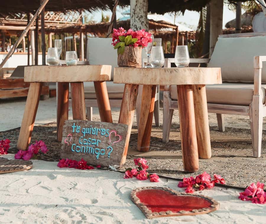 Fenix Beach Island Dinner - The Private Wooden Dock Arrival and the Bonfire World
