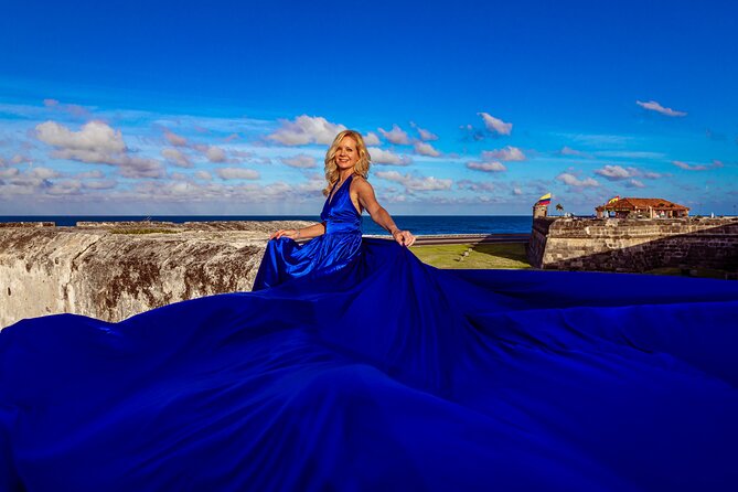 Flying Dress photo session in Cartagena - Why This Flying Dress Session Works in Cartagena’s Walled Old City