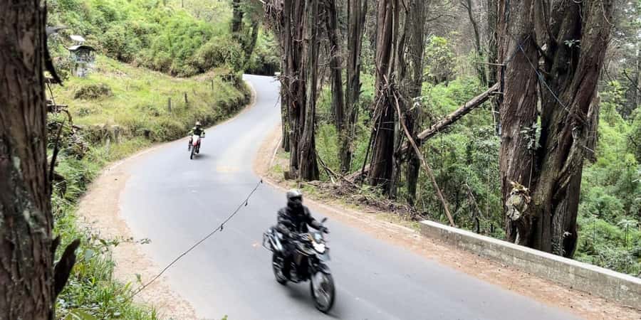 From Bogota: Mountains & Valleys Off-Road Motorcycle Tour - Meeting in La Candelaria, then gearing up with helmets and Sena radios