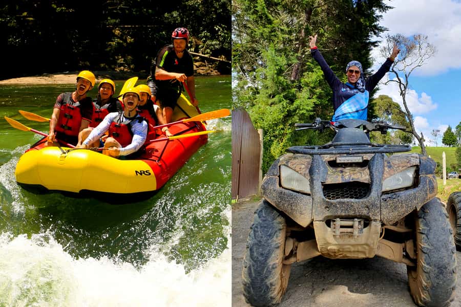 From Medellín: ATV Ride and Rafting Experience Combo Tour - Class IV rafting on the Calderas River: rapids, waterfalls, and snack time