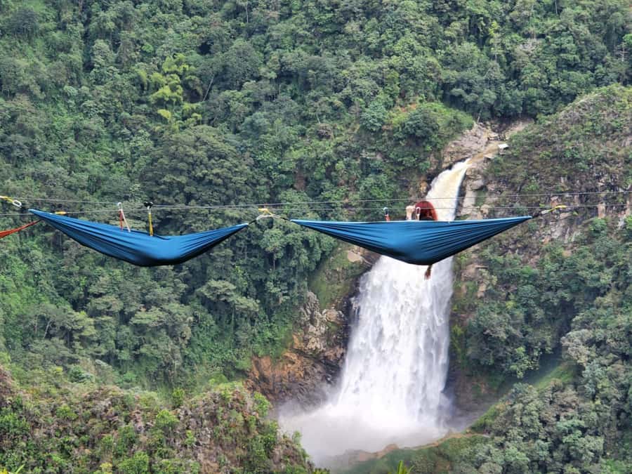From Medellín: Dream Hammocks, Zipline, & Waterfall Day Trip - The moderate hike to El Salto del Buey: 100 meters of waterfall payoff