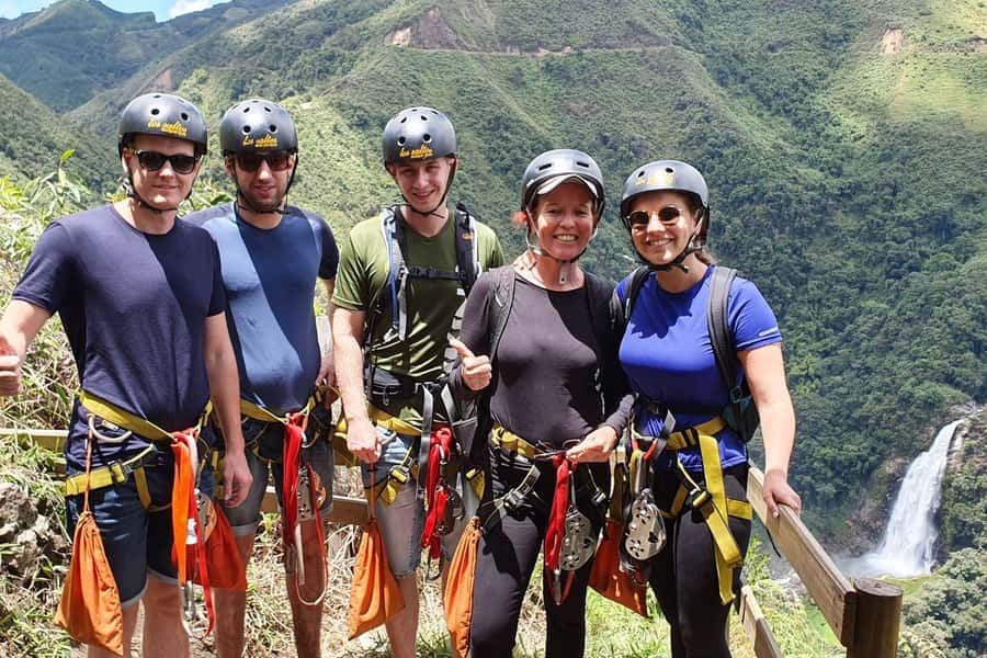 From Medellin: Epic Zipline and Giant Waterfall - Safety Briefing and the 20-Minute Walk to the First Zipping Station