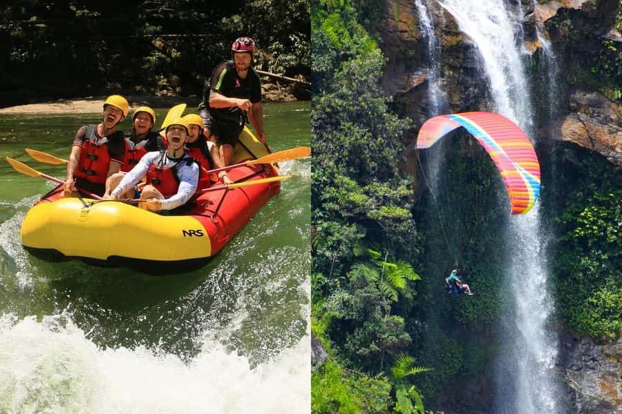 From Medellín: Paragliding and Rafting Combo Tour - Paragliding in the Canyon: What 25 Minutes of Flight Really Feels Like