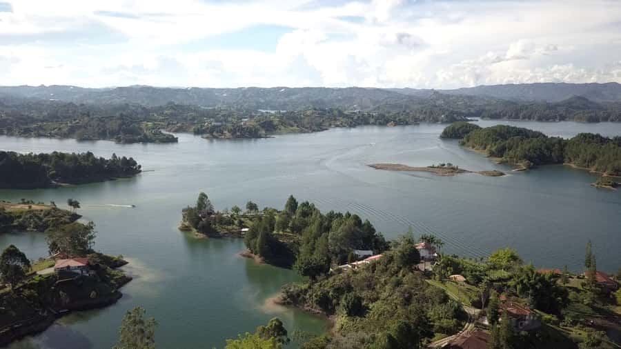 From Medellín: Paragliding Flight and Guatape Tour - The Stone of Guatapé viewpoint: big panorama, and one ticket detail