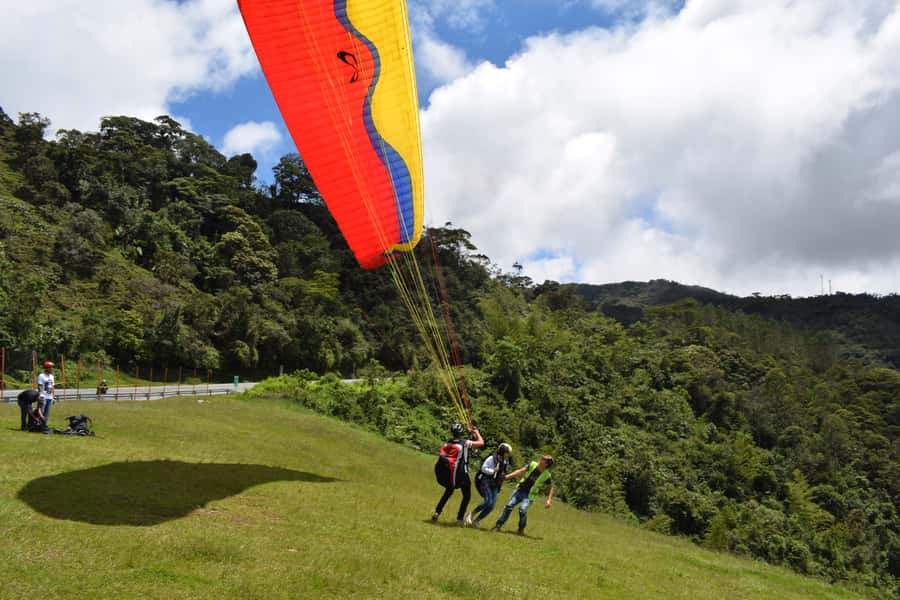 From Medellin: Private Paragliding Tour Over Waterfalls - Key points at a glance