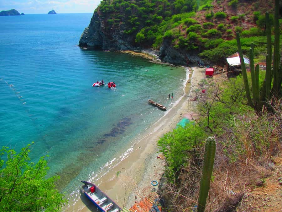 From Santa Marta: Sisiguaca Beach Hike with Snorkeling - From Parque de los Novios to Taganga, you start with context not just directions