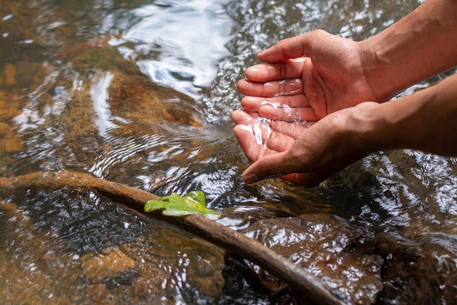 From Villa de Leyva: La Periquera Hiking Tour - River time: swimming when the day warms up