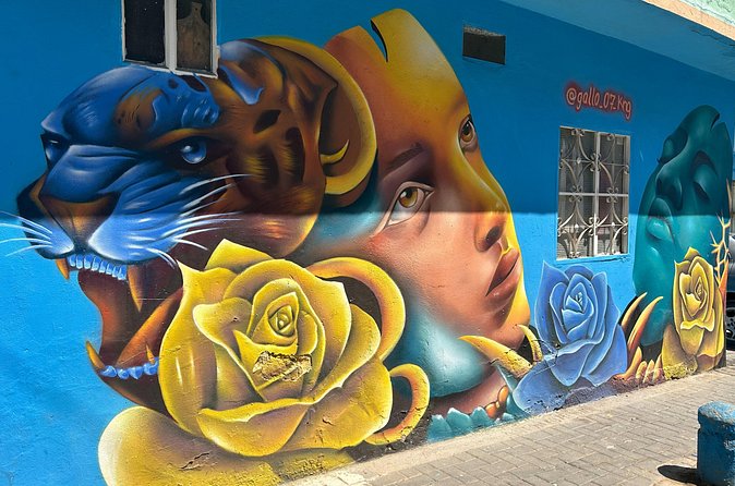 Graffiti tour in Ciudad Bolívar - Monserrate panoramas, the contrast that makes the day feel complete