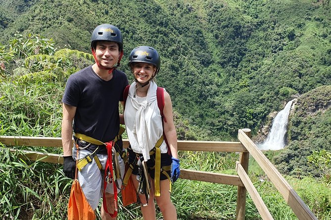 Highest Zipline and Giant Waterfall Private Tour from Medellin - Ziplining over the canyon: two 700 m flights and real waterfall views