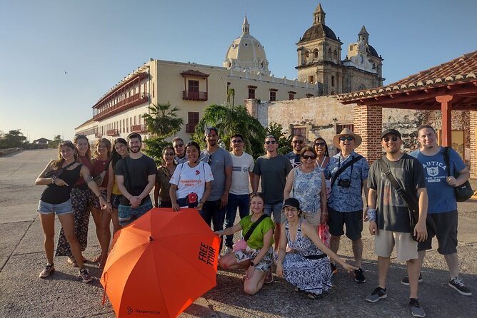 Historic Center & Getsemaní Shared Tour in Cartagena - Camellón de los Mártires (Plaza de Cervantes): the pre-Spanish thread