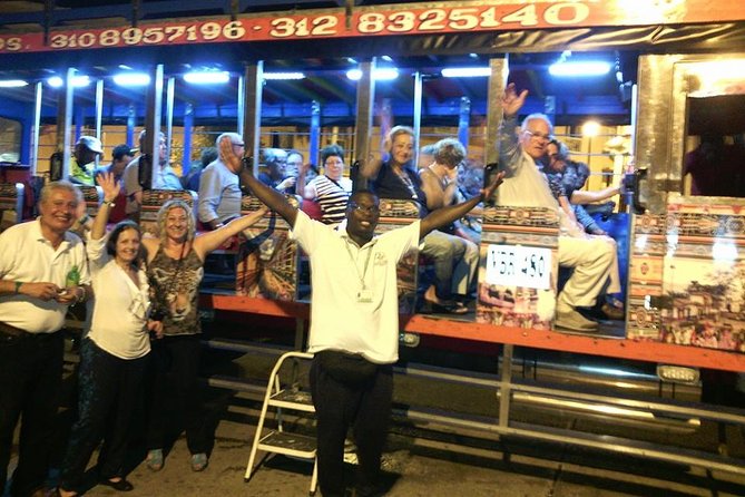 local party bus, The best way to enjoy the city of , at night time - Cartagena after dark on a Chiva rumba party bus