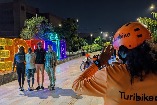 Medellín Christmas Lights E-Bike Tour with Snack & Donation - Turibike in El Poblado, timing, and what comes in the box