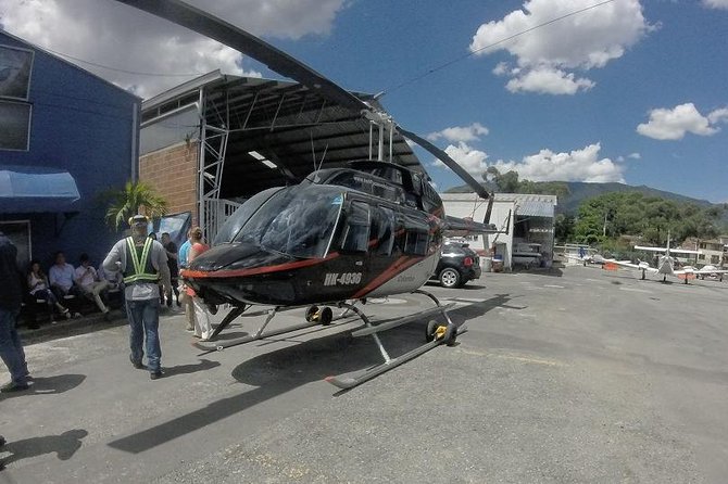 Medellin Helicopter Flight - From hotel pickup to the safety briefing: the smooth part of the day