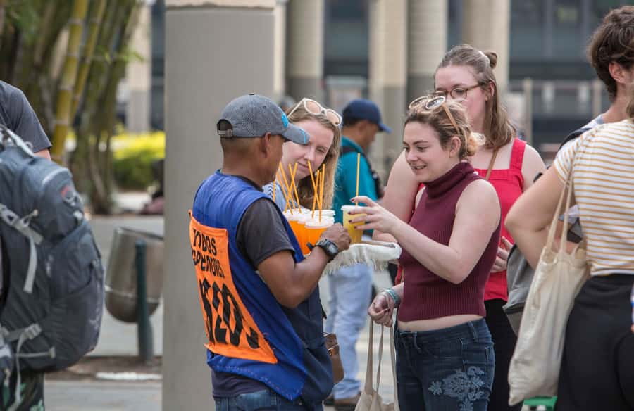 Medellin Historic Walking Tour - Plaza de las Luces Medellín and El Hueco: squares and street food with a purpose
