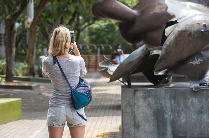 Medellin Historic Walking Tour with Expert Guide - Stop 5: Edificio Vázquez and the Square of Lights, social urbanism made physical