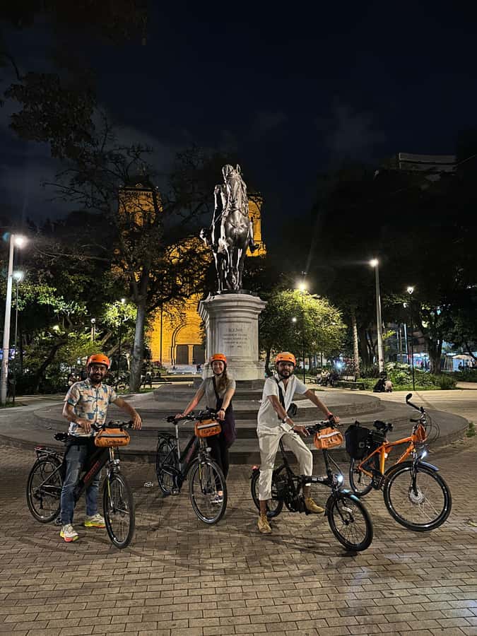 Medellín: History & Local Life Essentials Tour on an E-Bike - San Antonio Park and Botero’s Message of Destruction and Rebirth