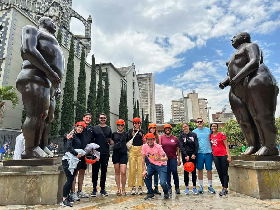 Medellín: History & Local Life Essentials Tour on an E-Bike - Plaza Botero, Metro Viaduct Riding, and the City’s Loud Rhythm