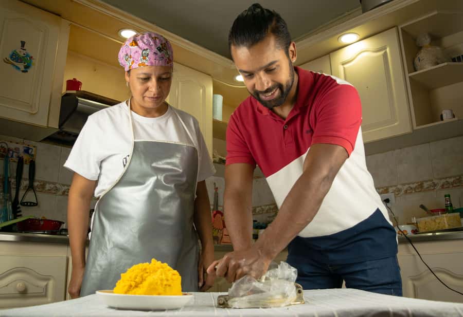 Medellin: Learn to make Colombian empanadas from scratch - Casa 201 in Medellín, where cooking feels like visiting family
