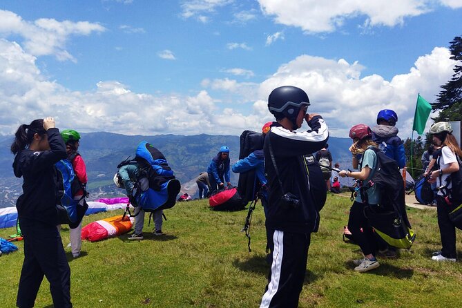 Medellín: Paragliding in the Colombian Andes - At the Launch Pad: Gear, Briefing, and Those First Steps