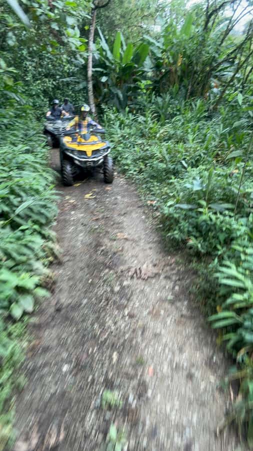 Medellin: Private ATV TOUR 1.5H - The hidden waterfall stop: cooling off, photos, and a calm reset