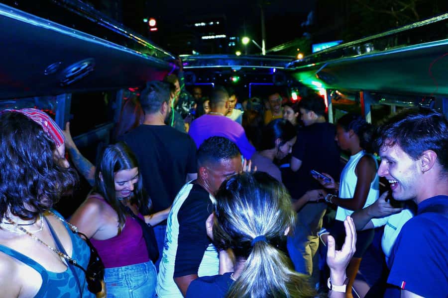 Medellin: Rumbero Party Bus with all the beer you can drink - What the included beer setup means for your night